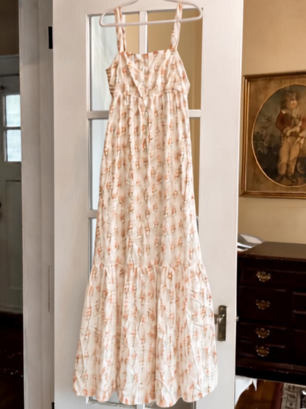 NWT Pants Store Rose Floral Maxi Dress Size S